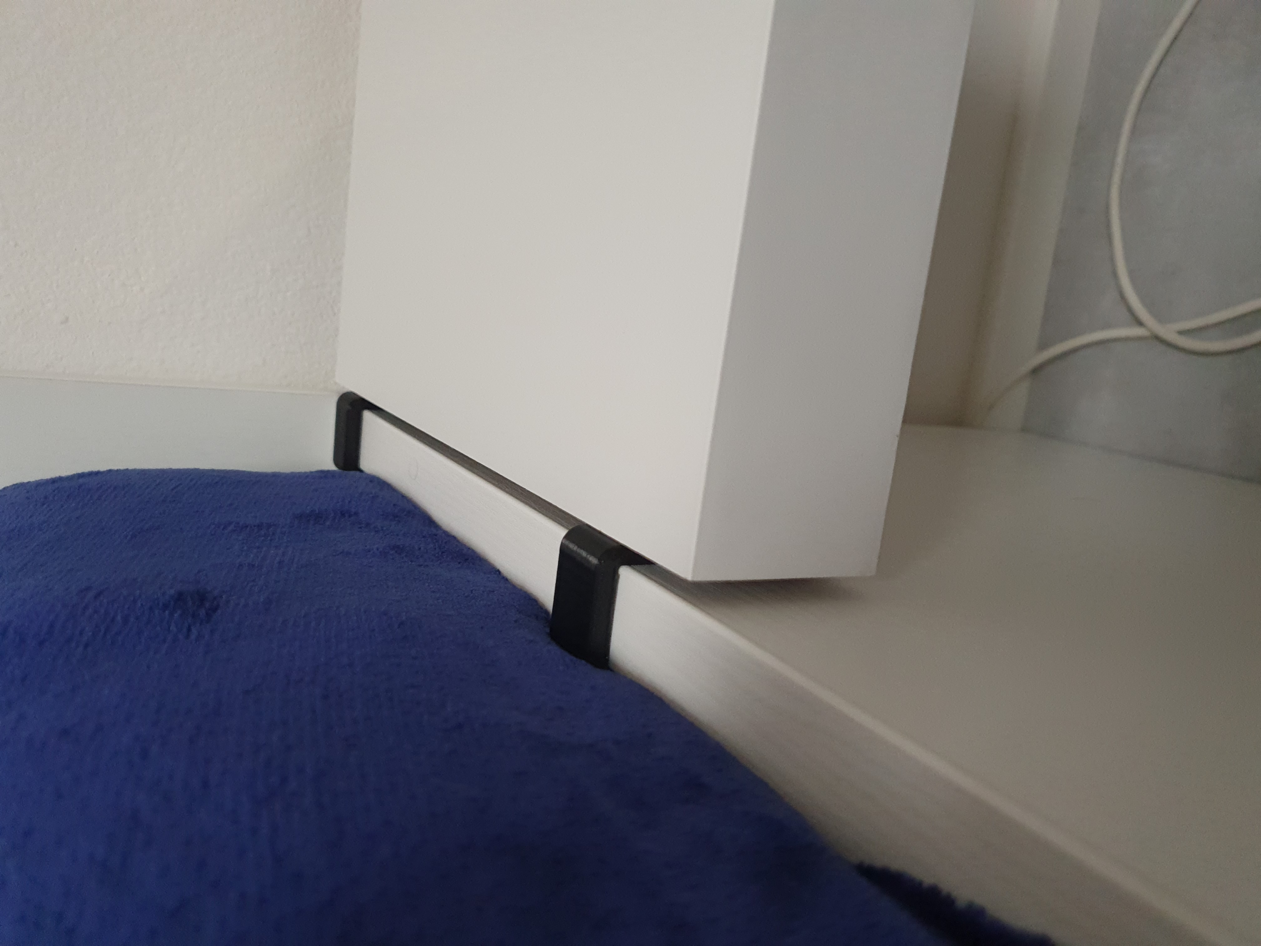 IKEA Lack shelf as suspended nightstand by xorly Download free STL