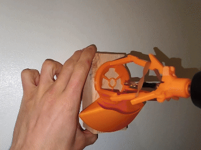 Drill guide with dust collector, hand free (print-in-place)
