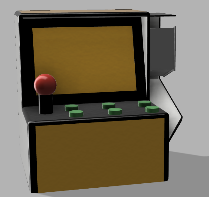 Arcade machine piggy bank by Soapy Download free STL model