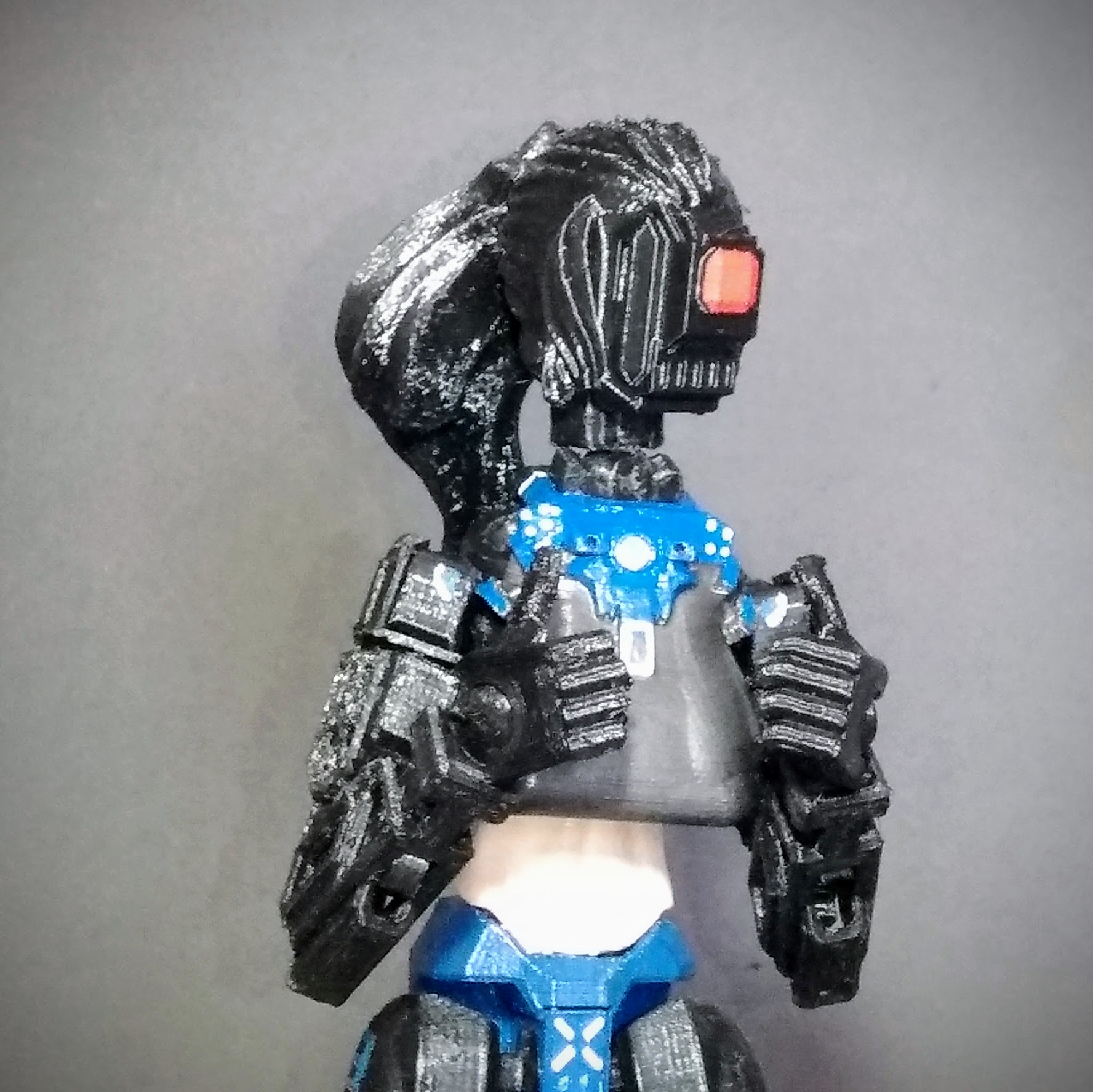 Ponytail Robot Head for Dummy 13