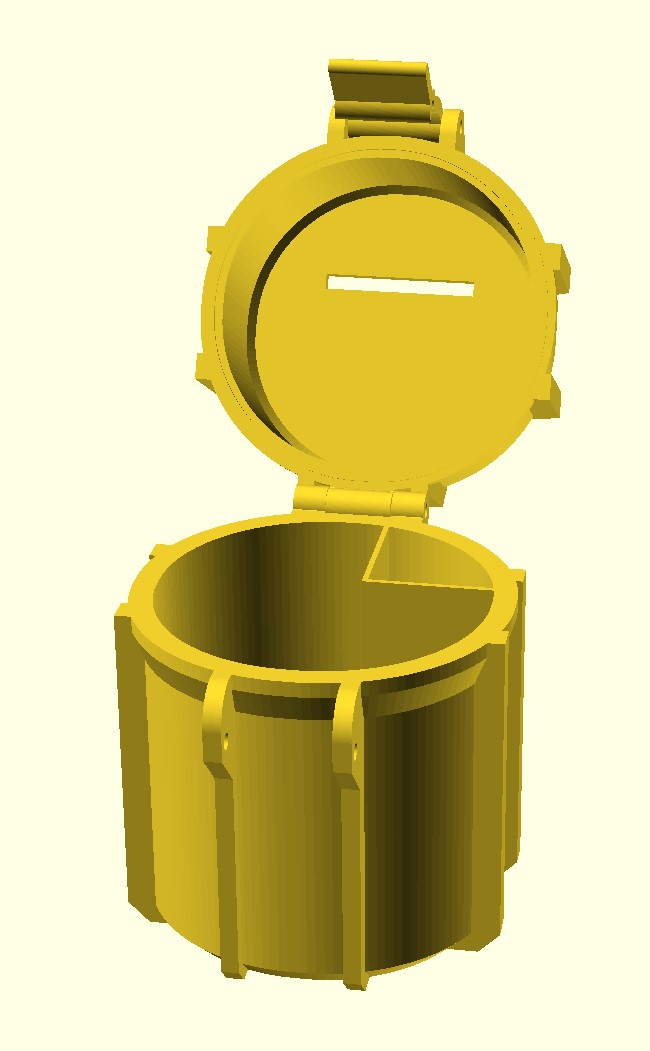 Rugged Moneybox (parametric) by Rainer Backes | Download free STL model ...