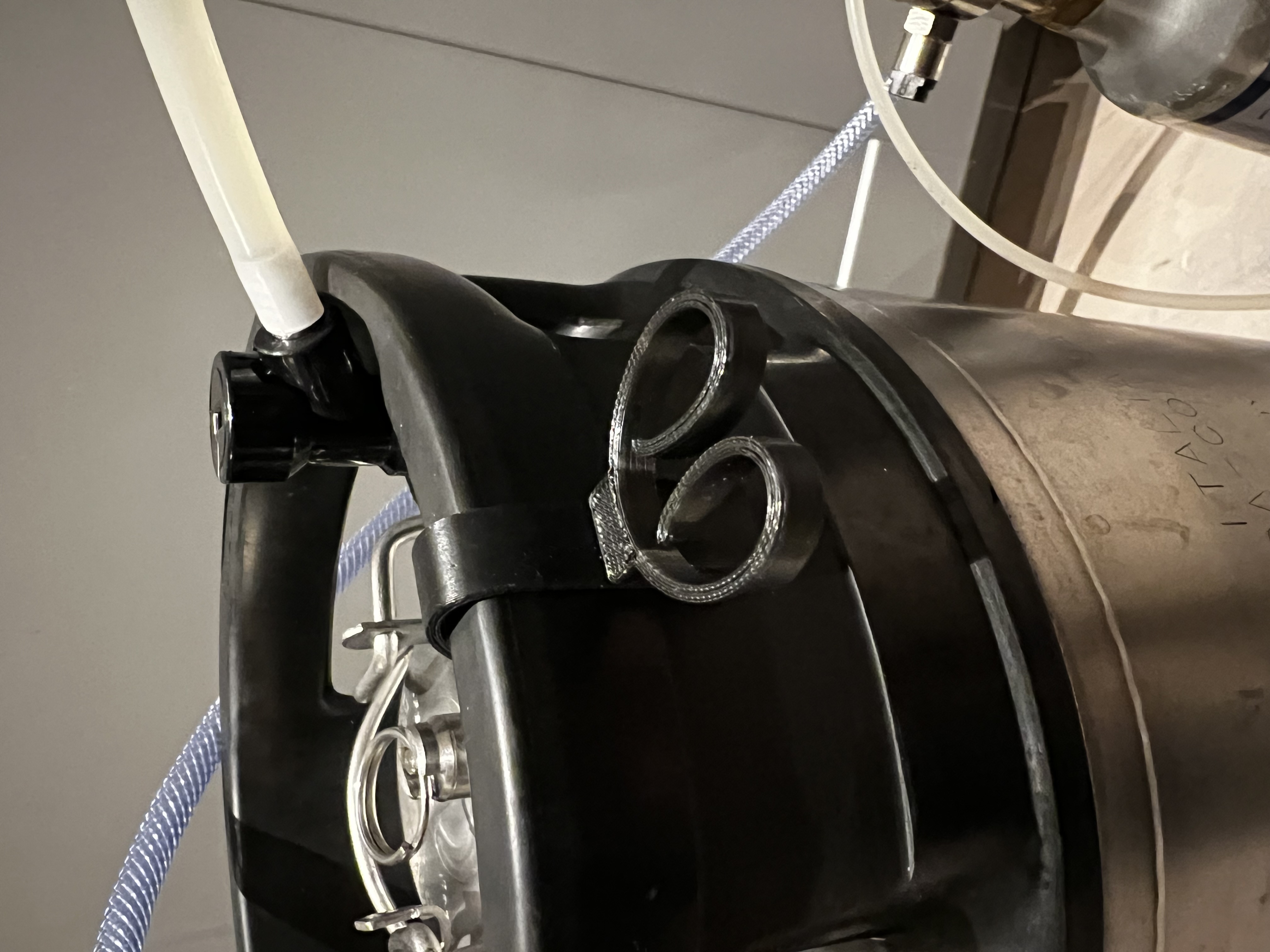 Corny keg tap holder