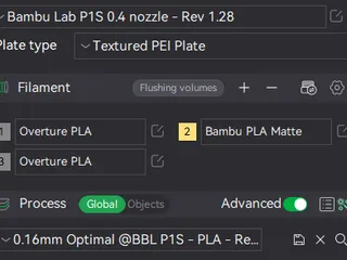 Bambulab Profile for up to 60% purge reduction. by Leon Fisher