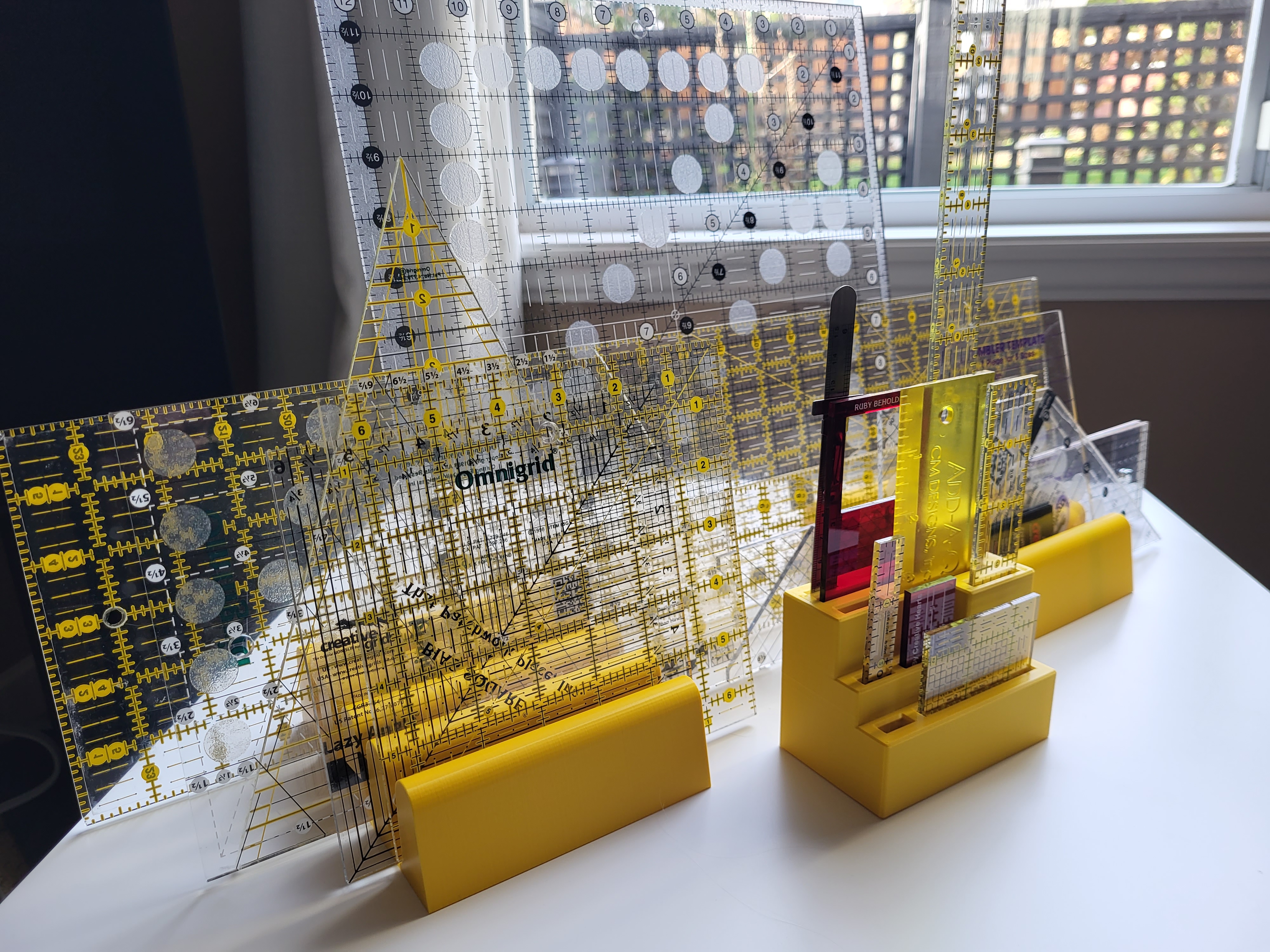Quilting Ruler Stand
