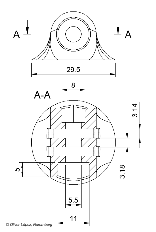 GoPro Mount Base (import this into your GoPro Mount design) by