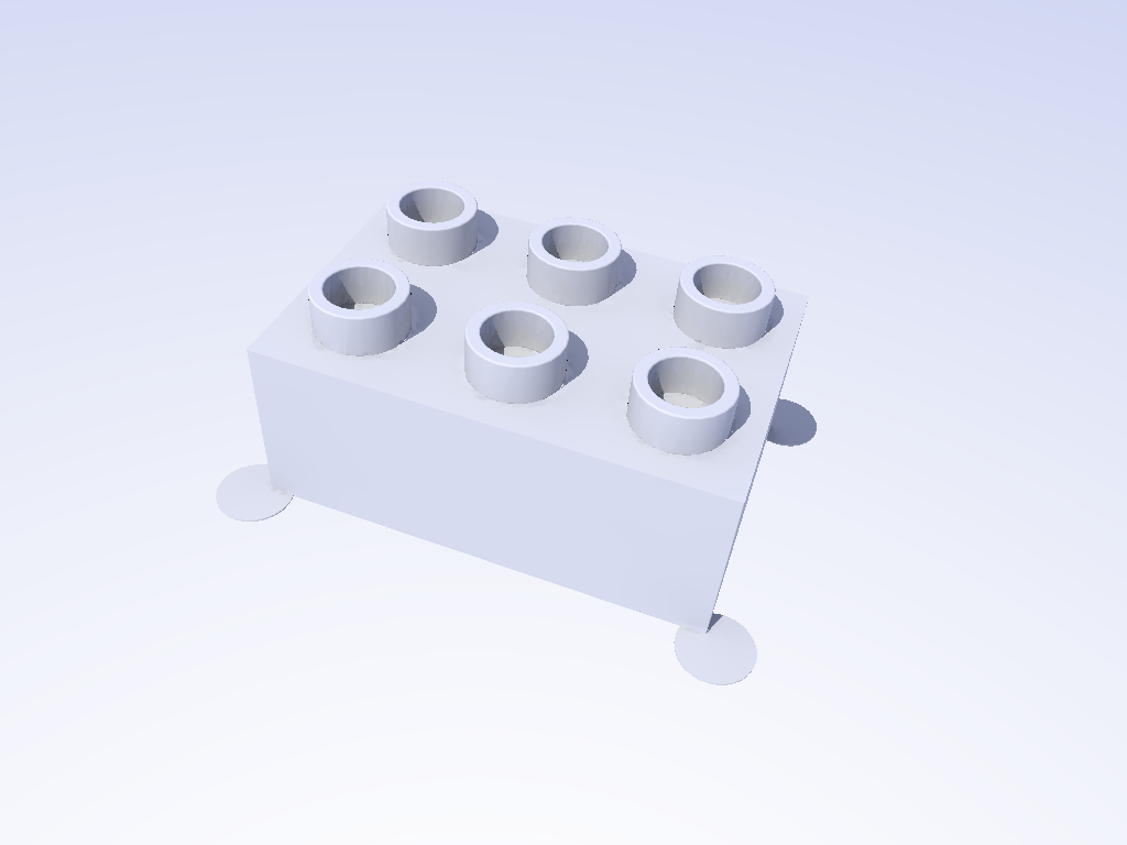 Brick 2x3x2 Duplo Compatible