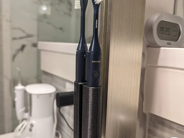 Philips One Sonicare toothbrush mirror mount
