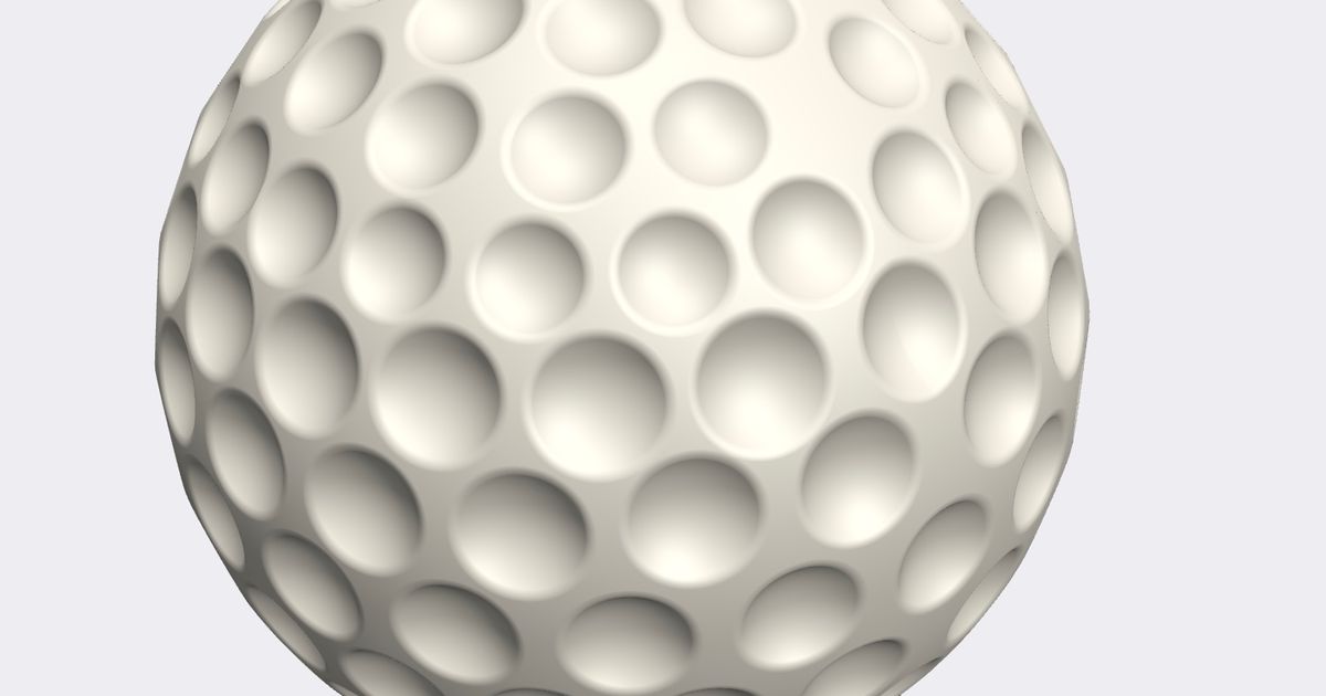 Golf Ball Piggy Bank by jgentry | Download free STL model | Printables.com