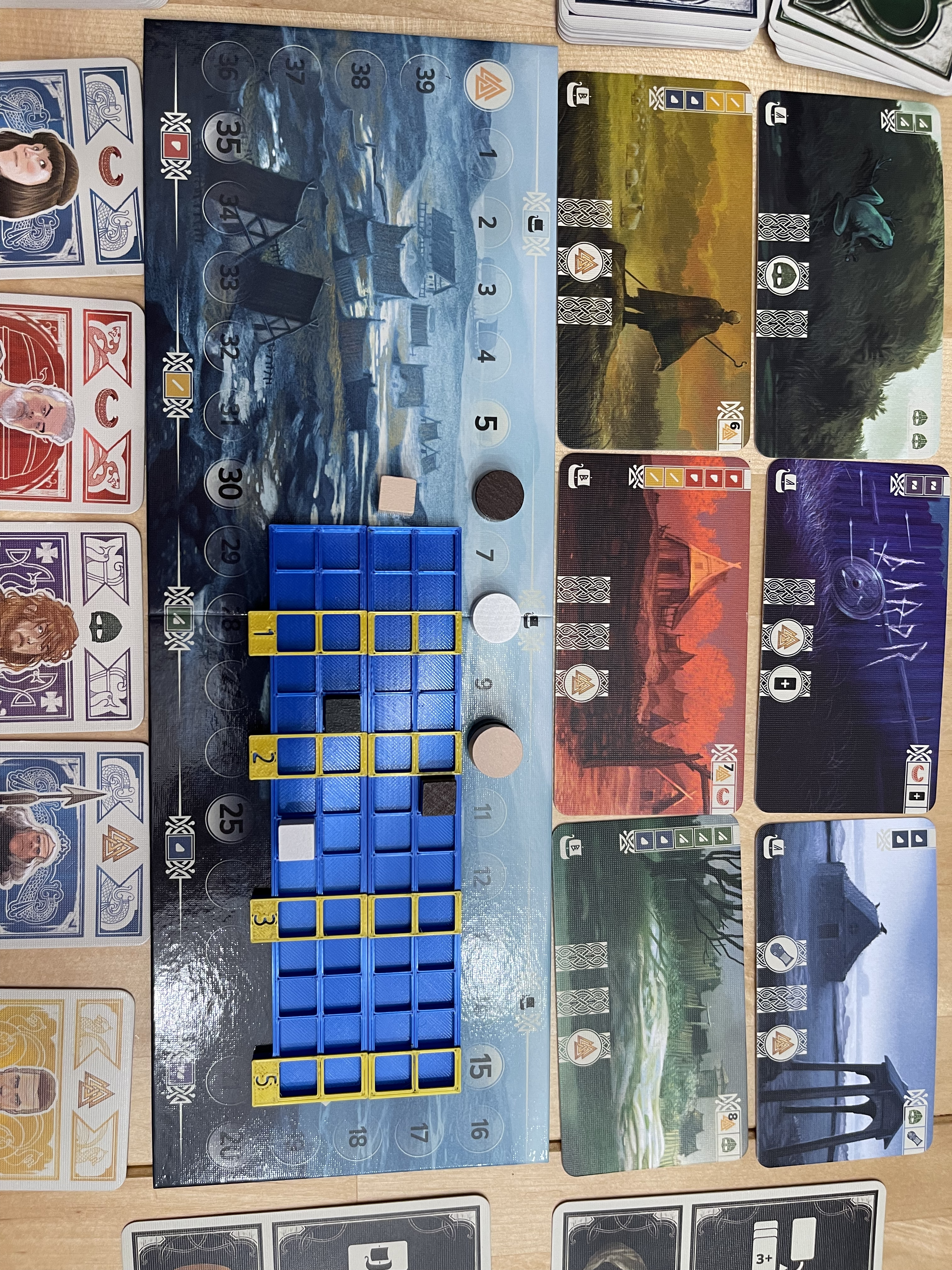 Knarr Card Game Reputation Tracks