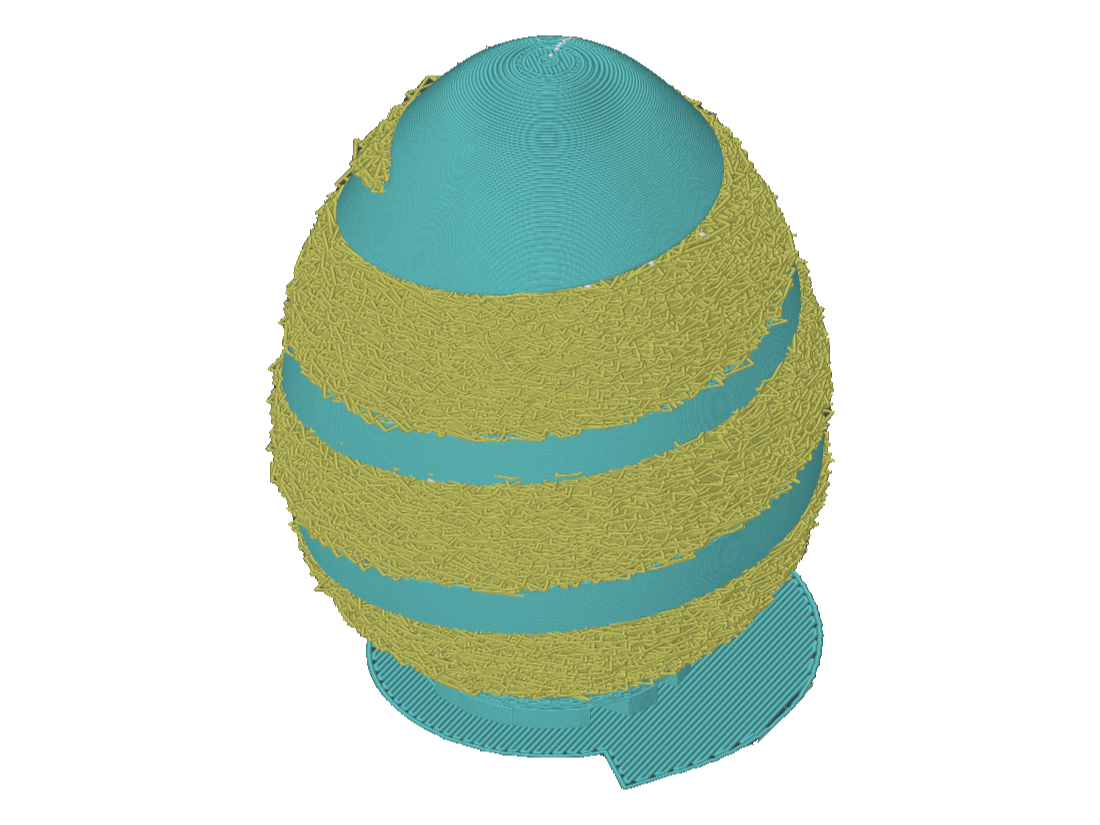 Multi Texure Spring Pattern Egg (fusion360)