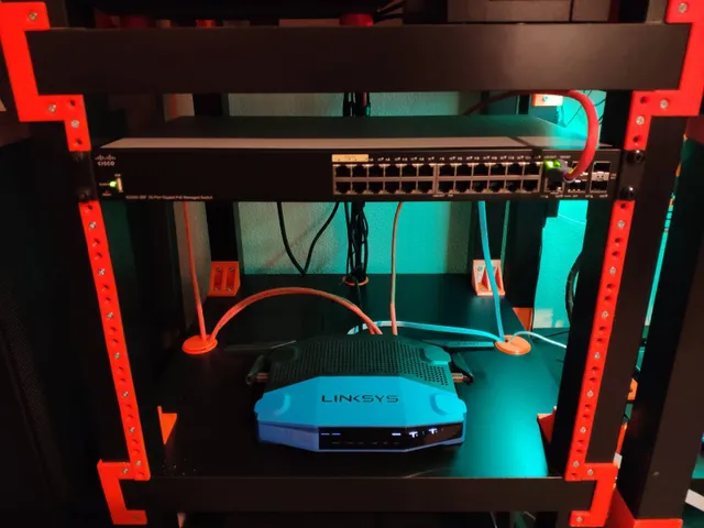 Prack-Rack; IKEA Lack Rack With Guide Rails