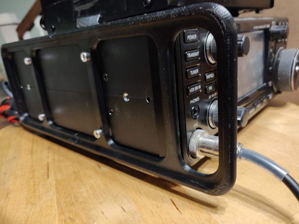 Side Frame and Handle for Icom IC-7300 - 2 parts