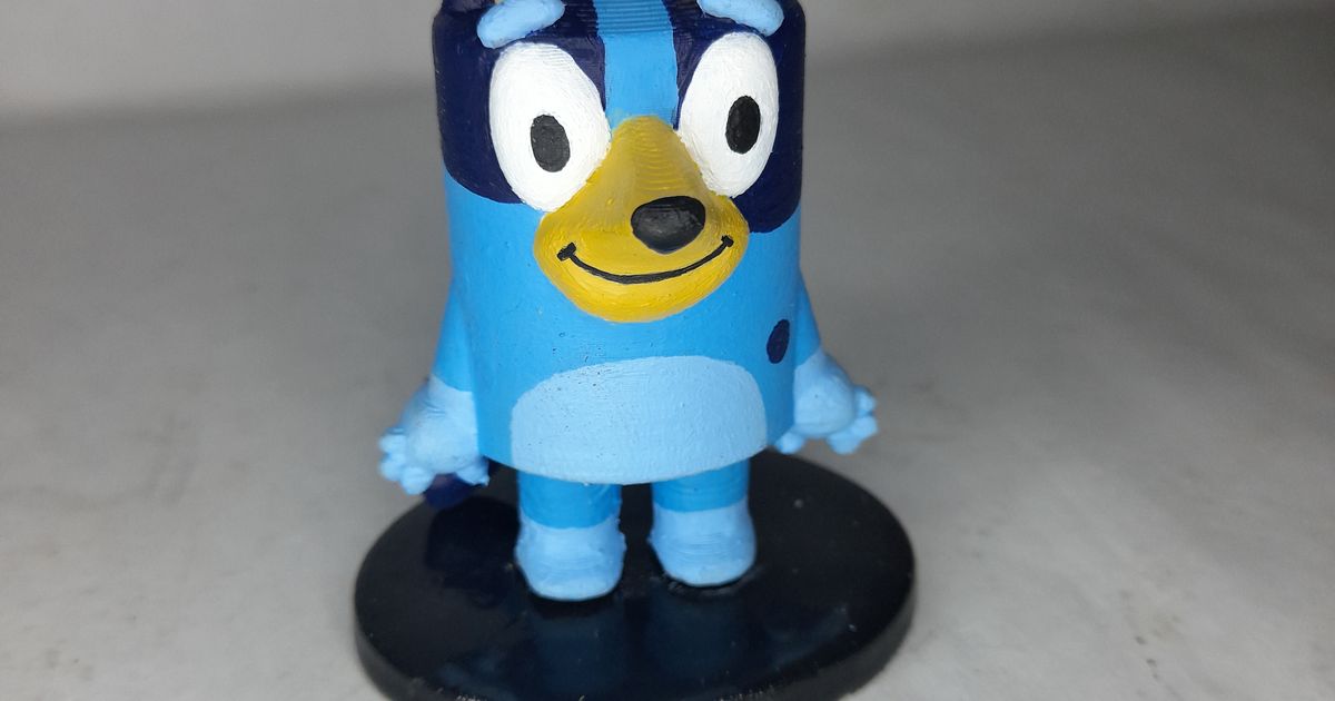 Figura de Bluey con base by Edward