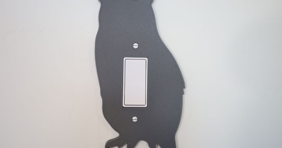 frog light switch cover by Sutton Ingram Download free STL model