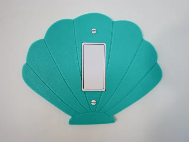 sea shell light switch cover