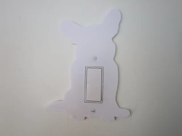 corgi/dog light switch cover