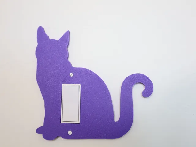 cat light switch cover