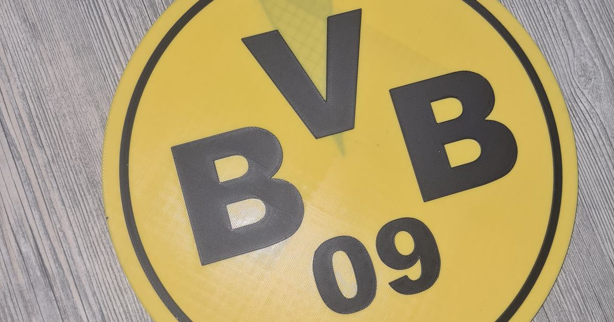 BVB Logo Wandschild by Rida45xxx | Download free STL model | Printables.com