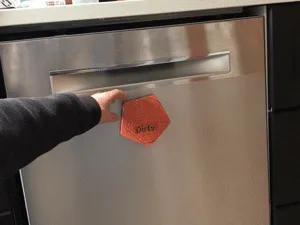 Halloween dishwasher sign