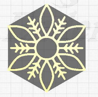 Miniatura 5 do modelo 3D snow flakes
