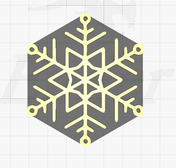 Miniatura 7 do modelo 3D snow flakes