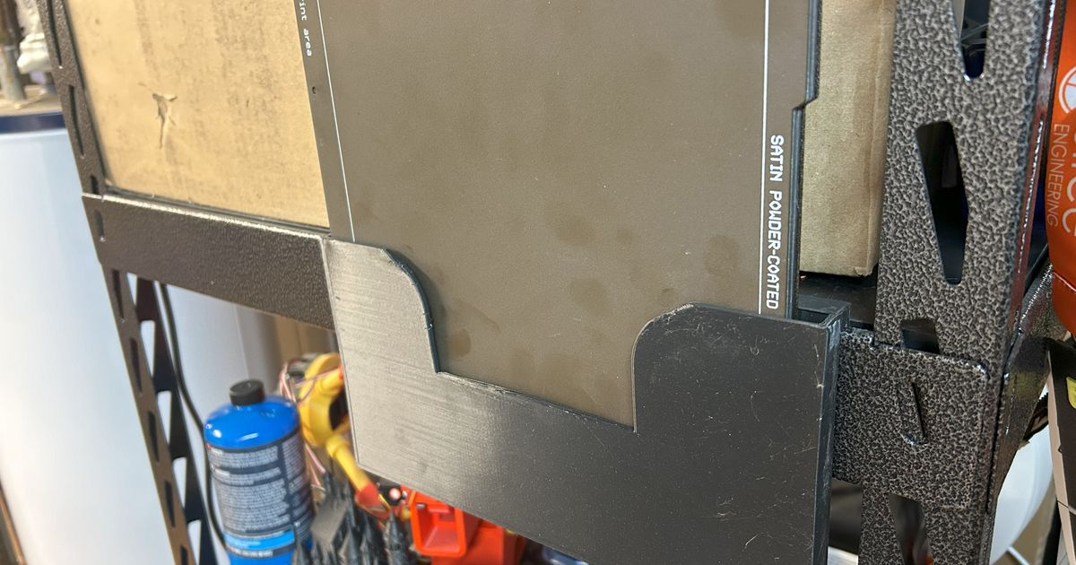 Prusa MKX Steel Sheet Storage Gladiator Shelves by Chris Riley