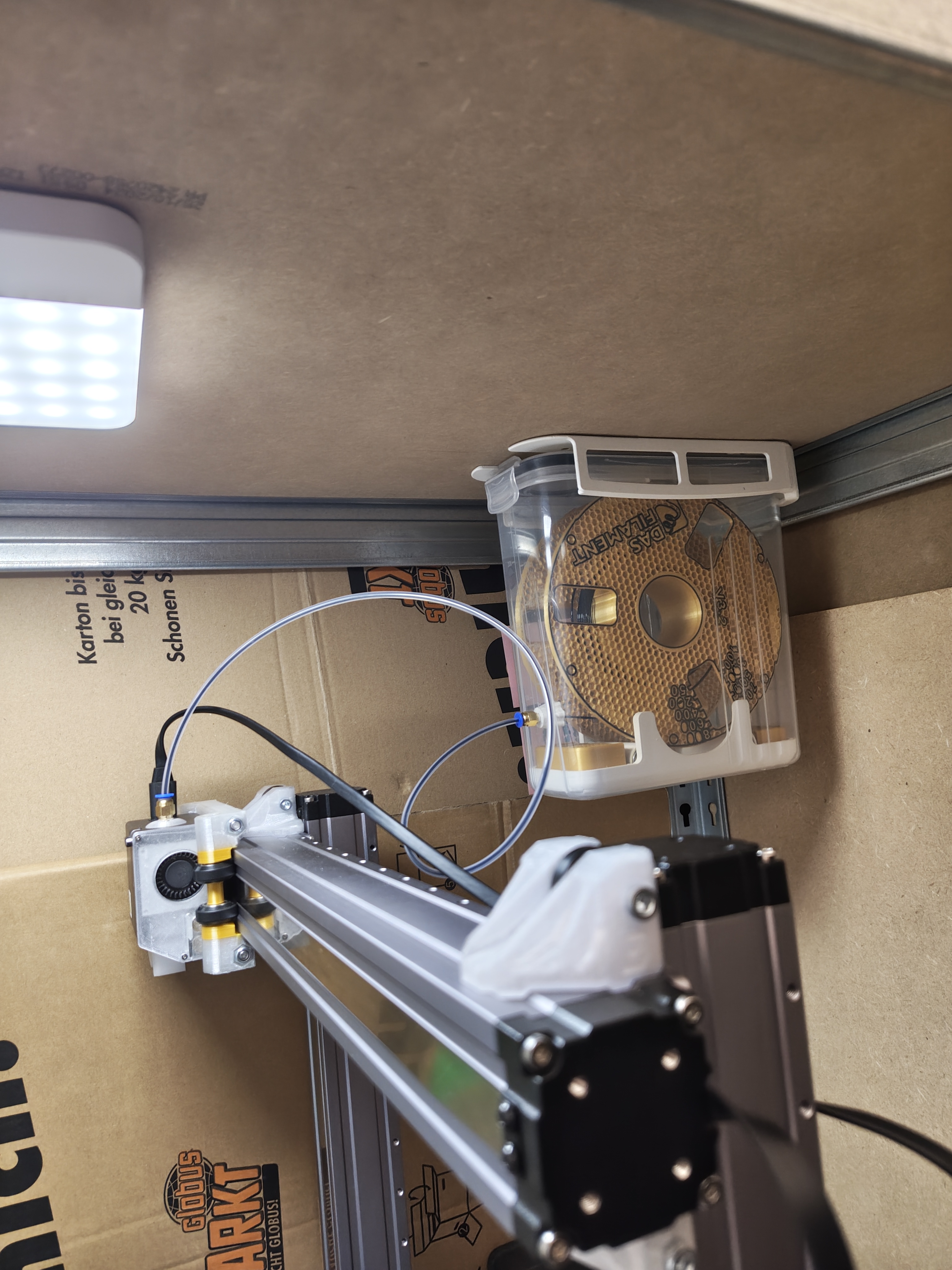 Hanger for Filament Drybox/Storage (Amazon Cereal Filament boxes) — miniatura 3