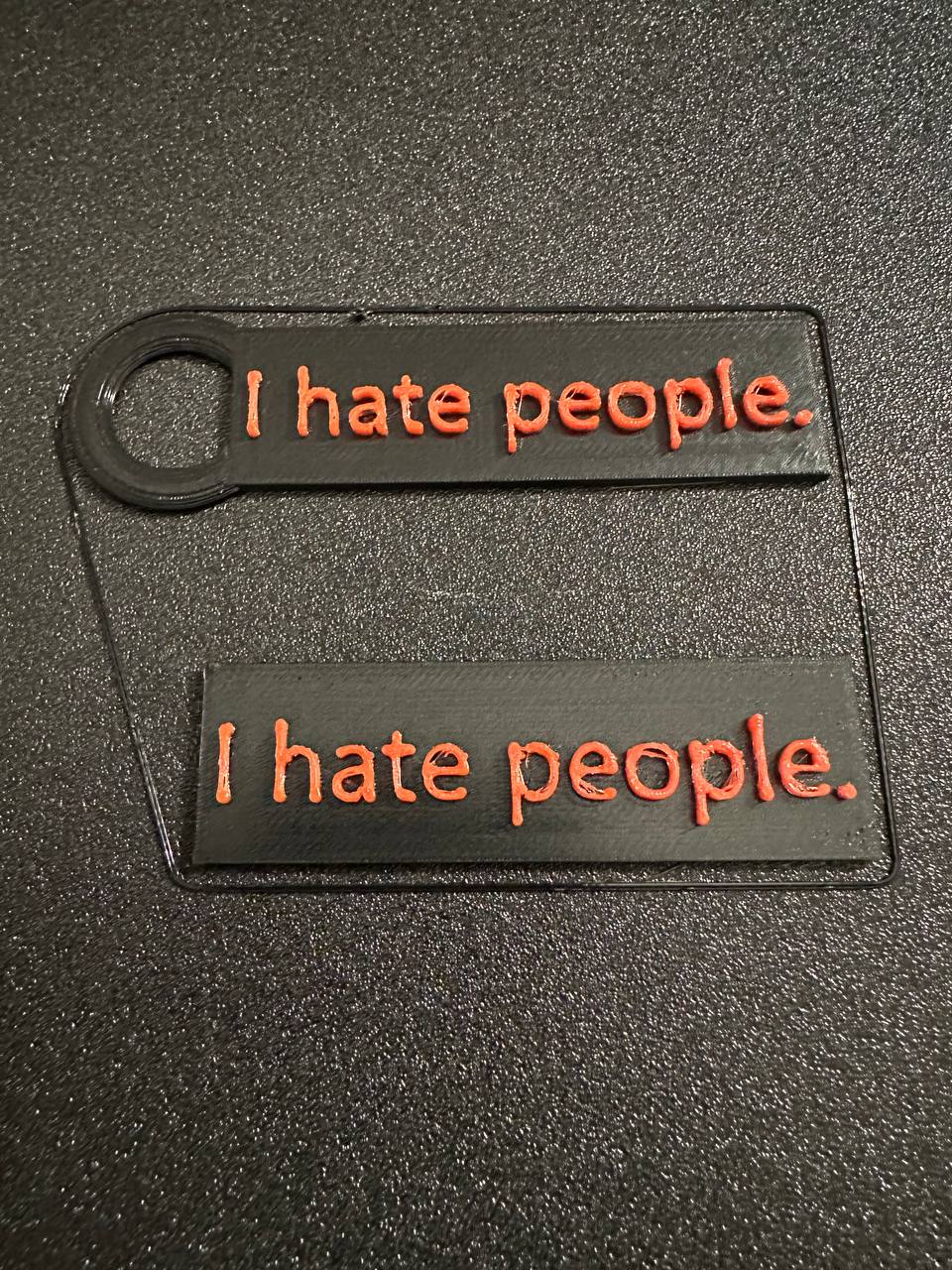 I hate people.