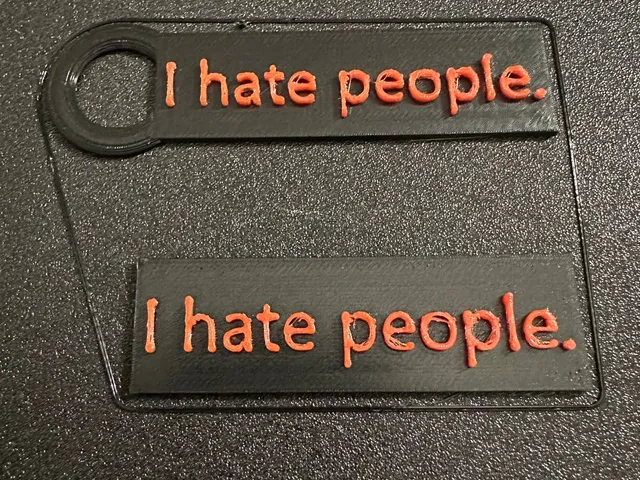 I hate people.