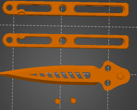butterfly knife des 1 by Darragh12012 | Download free STL model ...