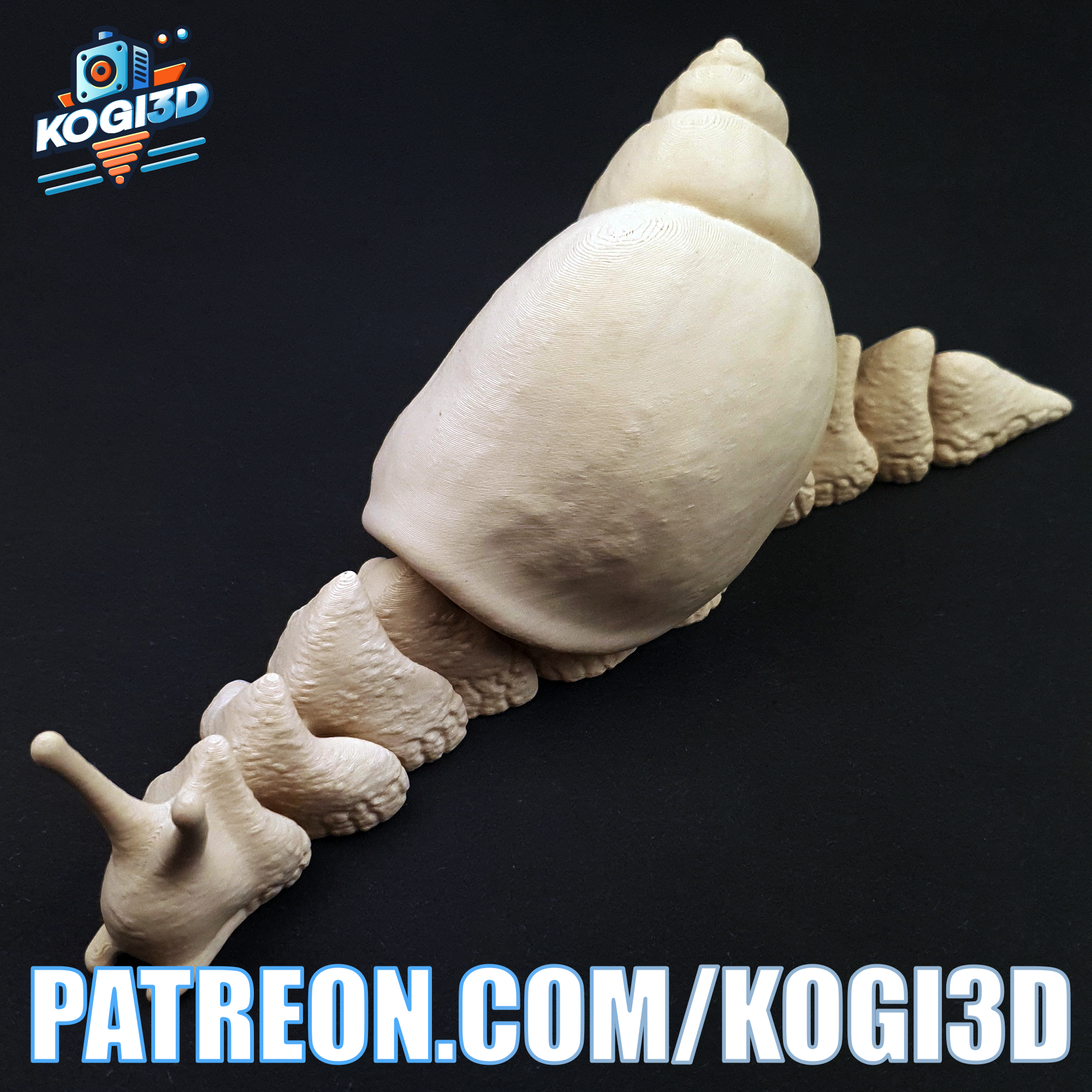 Giant Articulated African Snail