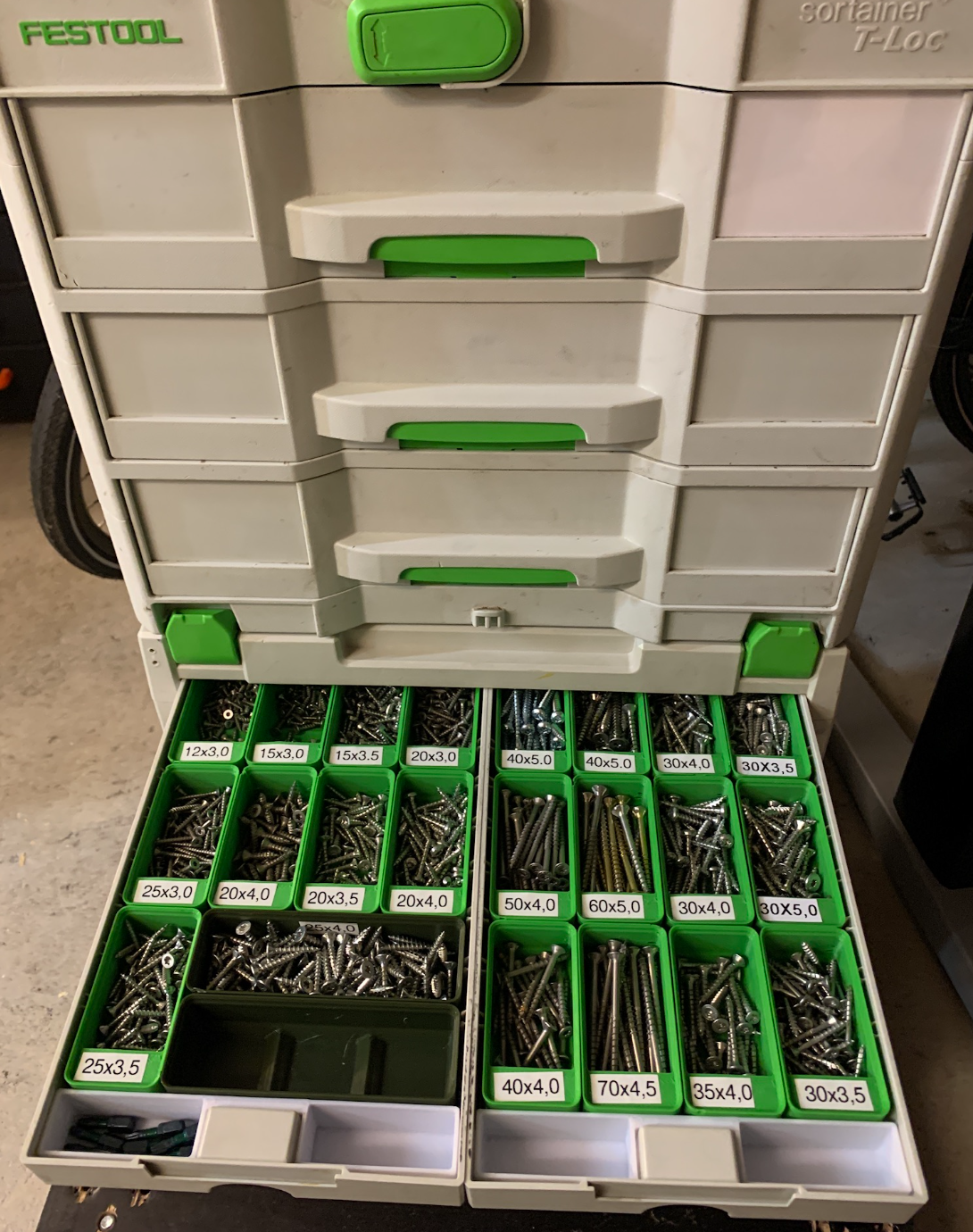 Gridfinity for Festool Sortainer Sort 6