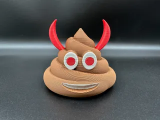 Devil/Satanic Poop Emoji