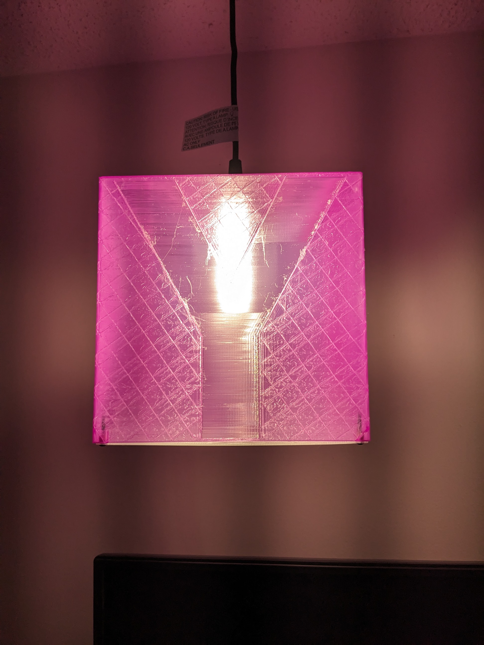 1000 Calibration Cube Lamp Shade By Bubblez Download Free STL Model 1000-calibration-cube-lamp-shade-by-bubblez-download-free-stl-model