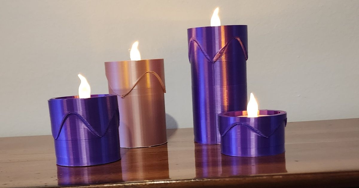 Advent Candles by Monica Cogan | Download free STL model | Printables.com