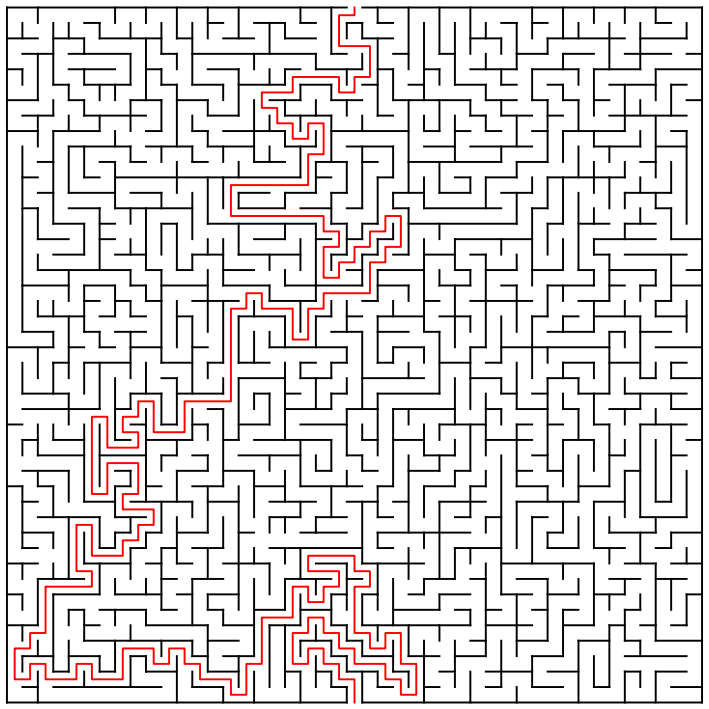 Maze 45x45 #1 by Morris | Download free STL model | Printables.com