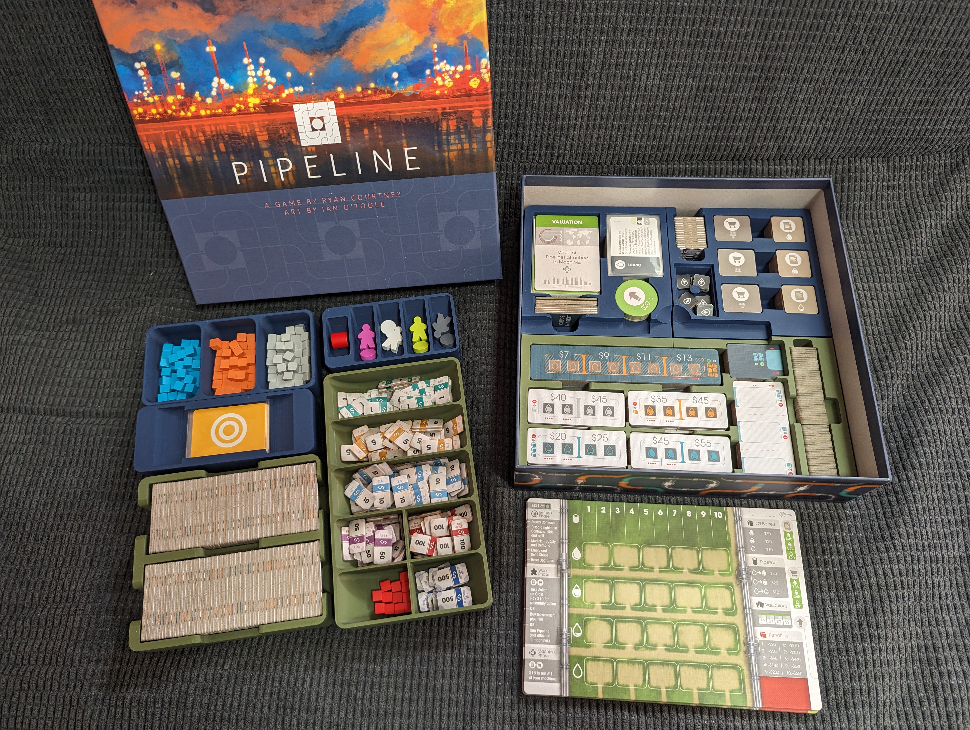 Pipeline + Emerging Markets - Board Game Organizer/Insert