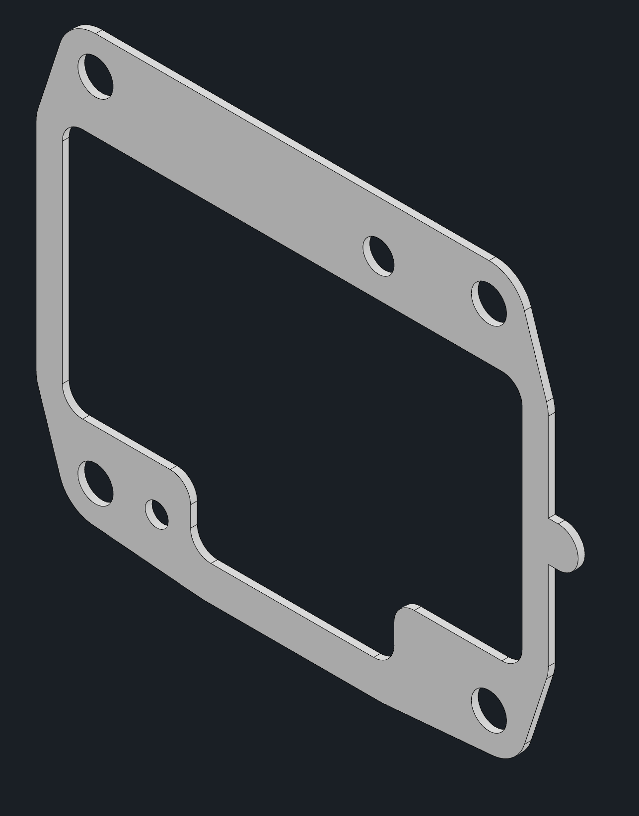 Enticer 340 TPU Carburetor Gasket (Rectangular Bowl)