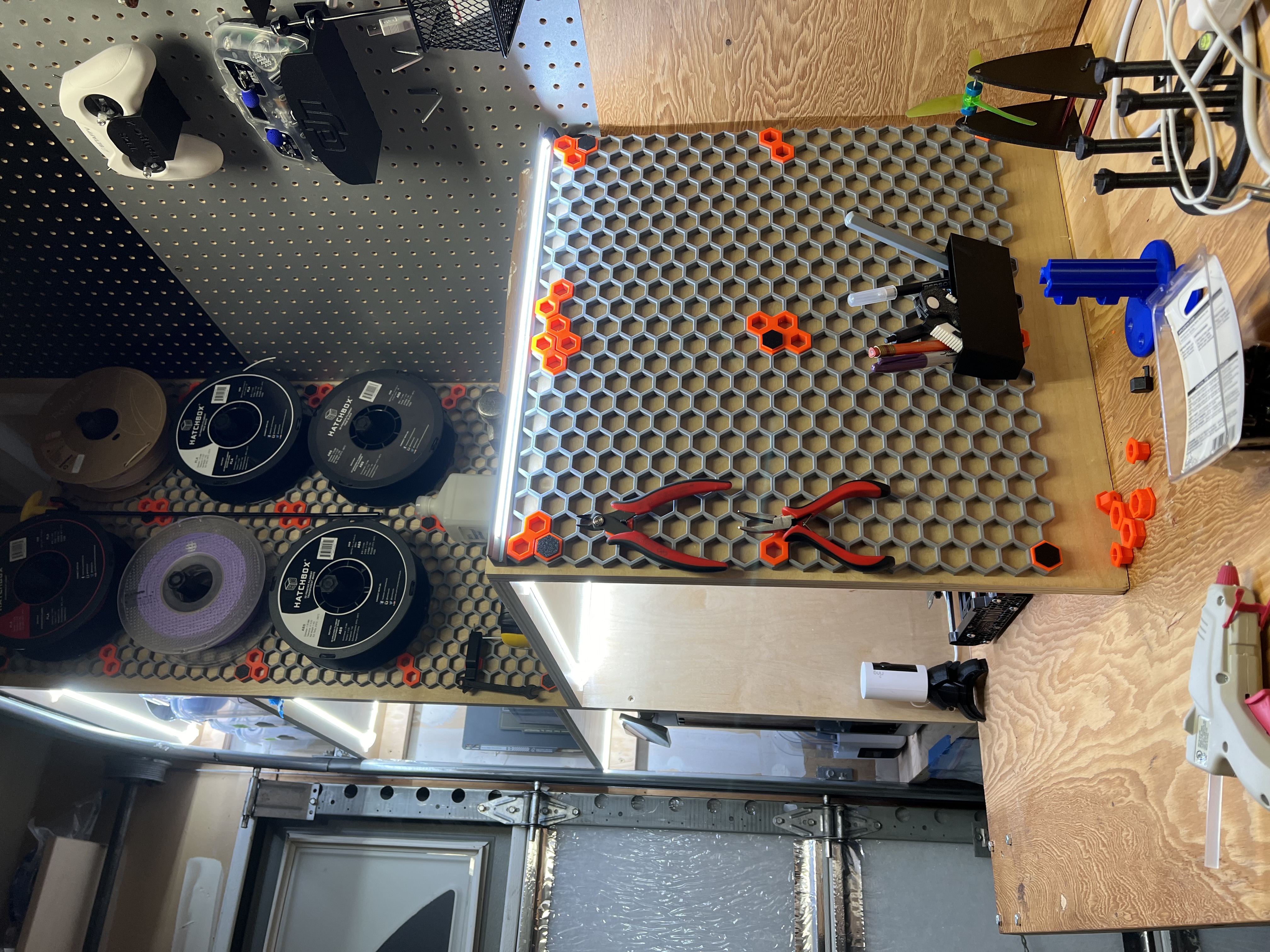LED mount for Honeycomb