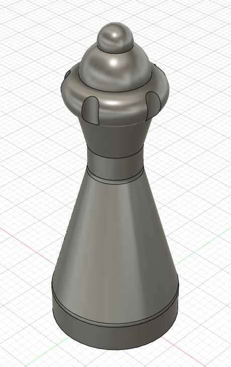 Miniatura 6 do modelo 3D Mini Magnetic Chess Set