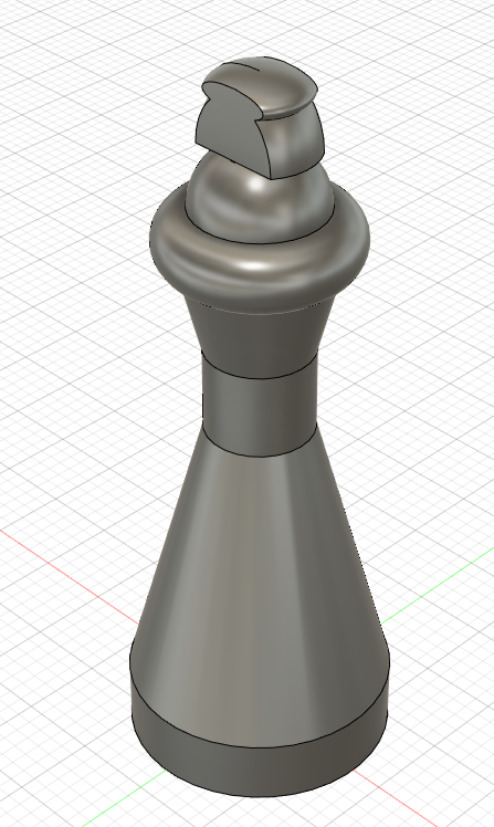 Miniatura 5 do modelo 3D Mini Magnetic Chess Set