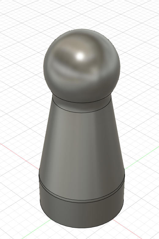 Miniatura 7 do modelo 3D Mini Magnetic Chess Set
