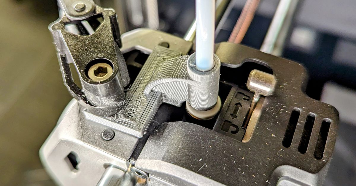 Creality K1/K1 Max PTFE tube guide by brucemoore Download free STL