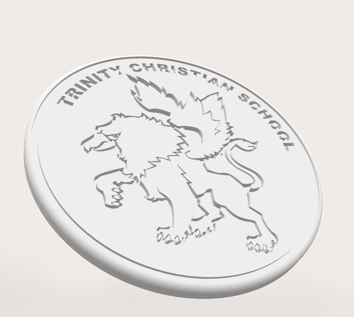 Trinity Christian School Gryphon Coaster