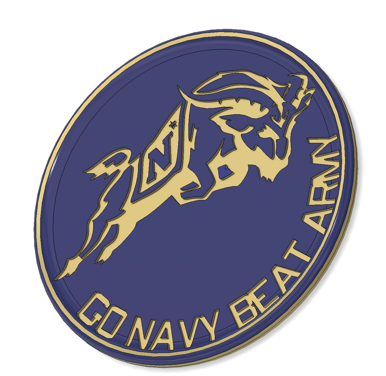 Navy Coasters