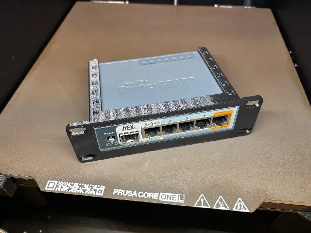 MikroTik hEX S 1U 6-inch Rack Mount