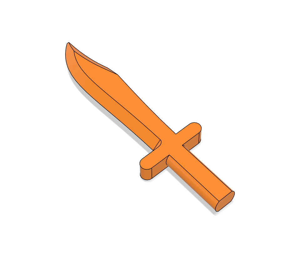 Knife for Dummy 13 by kh4rj0 Download free STL model