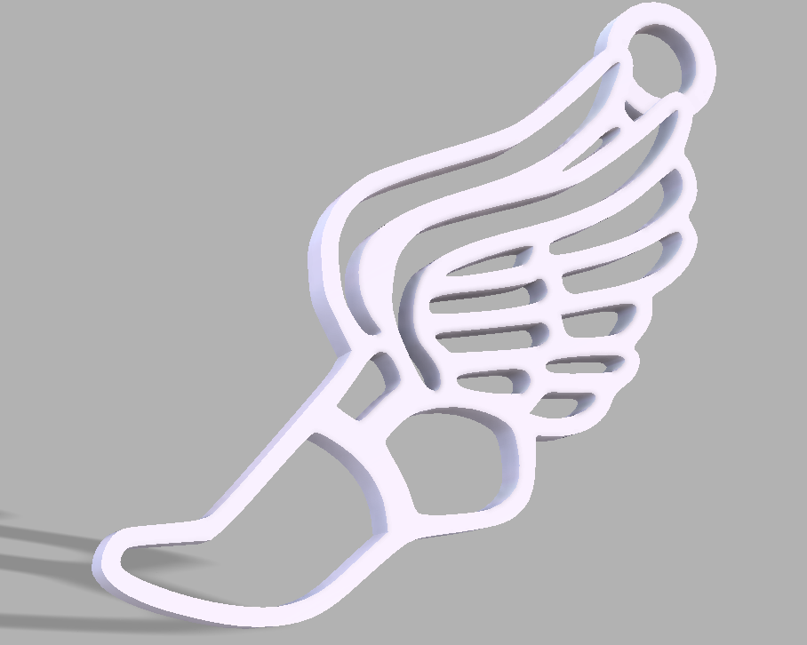 Track and Field & Nike XC Keychain