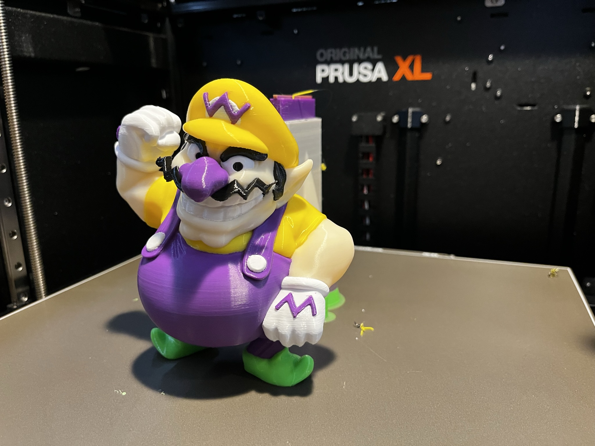 Wario - Super Mario Bros - colored model from PrintedObession