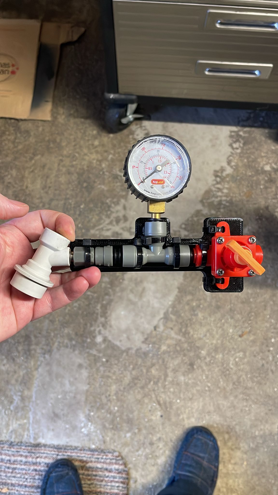 Kegland Spunding valve back plate